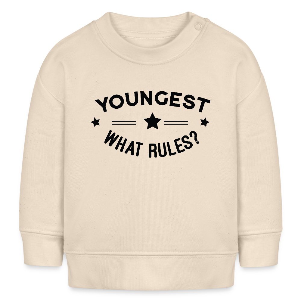 Youngest - Bio Baby Sweatshirt - Weißgrau