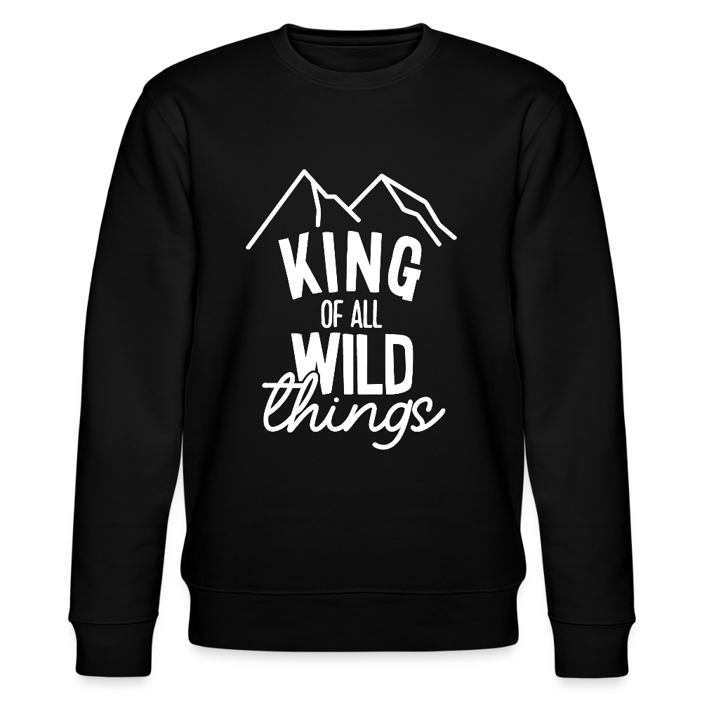 King of all wild things - Bio Unisex Sweatshirt - Schwarz