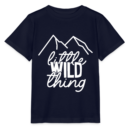 little wild thing - Bio Kinder T-Shirt - Navy