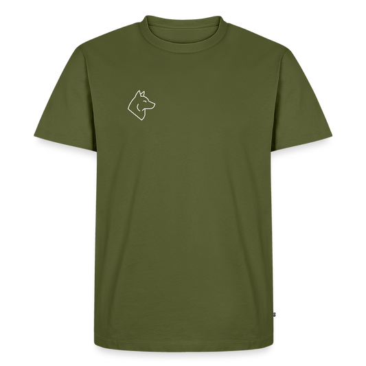 Wolf - Bio Männer T-Shirt - Khaki