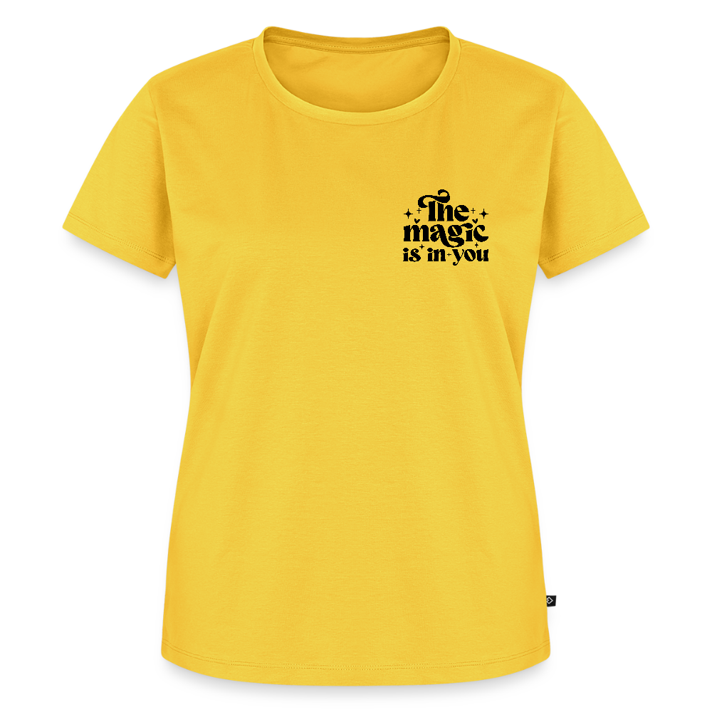The Magic is in you - Bio Frauen T-Shirt - Gelb