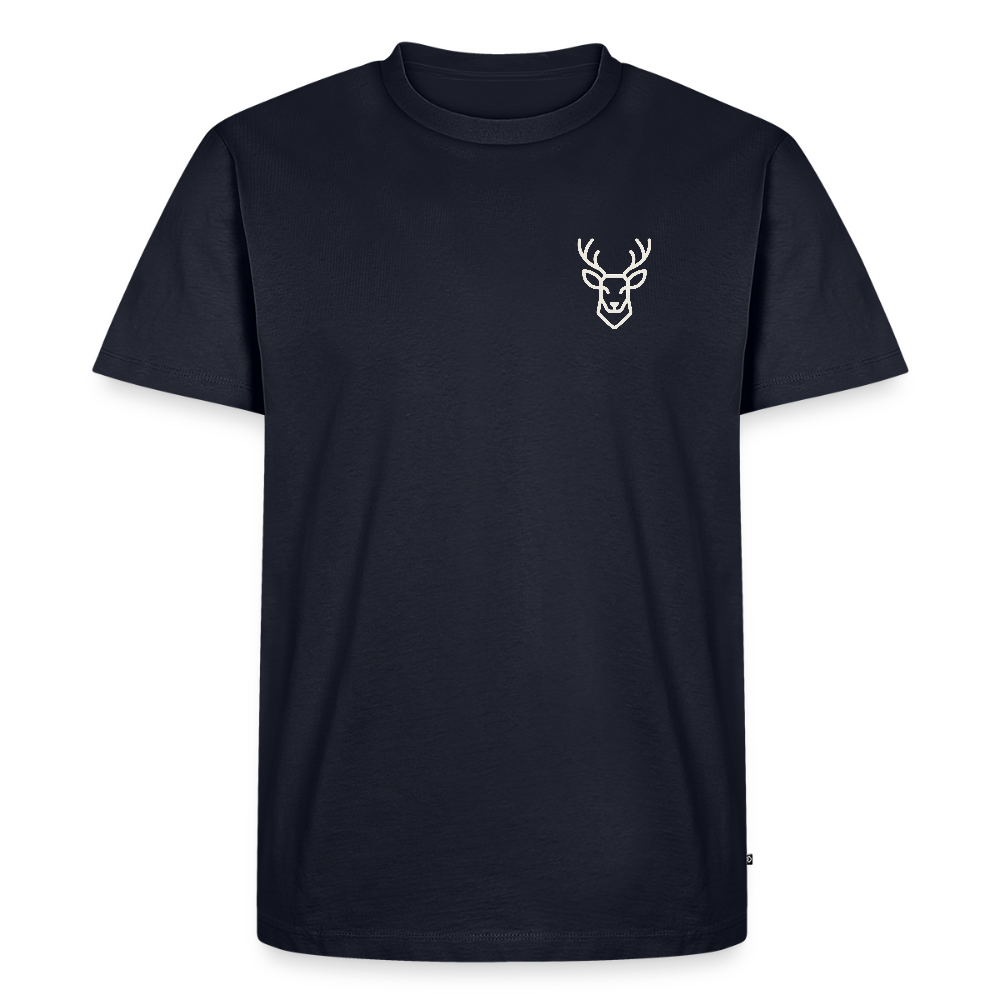 Hirsch - Bio Männer T-Shirt - Navy