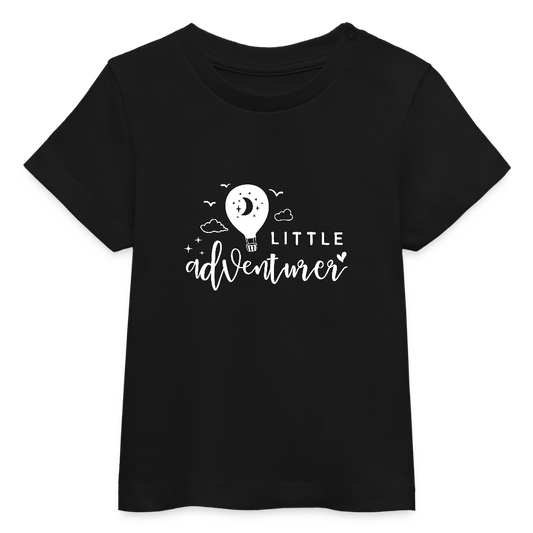 little adventurer - Bio Baby T-Shirt - Schwarz