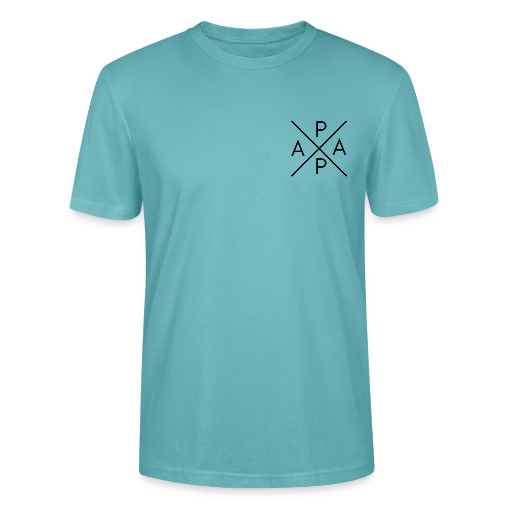 Papa - Bio Unisex T-Shirt - Pastelltürkis