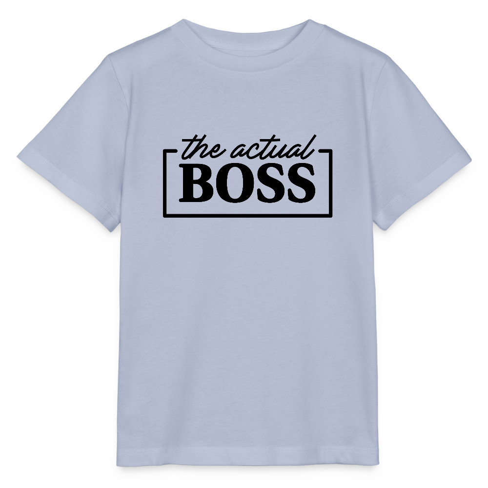 The actual Boss - Bio Kinder T-Shirt - Lavendel-Violett