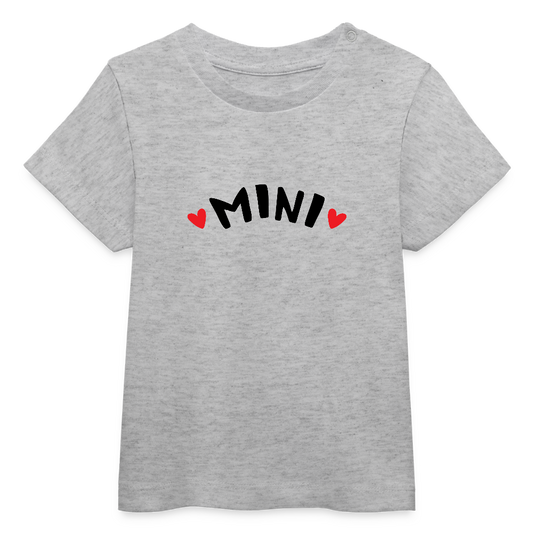 Mini - Baby Bio-T-Shirt - Grau meliert