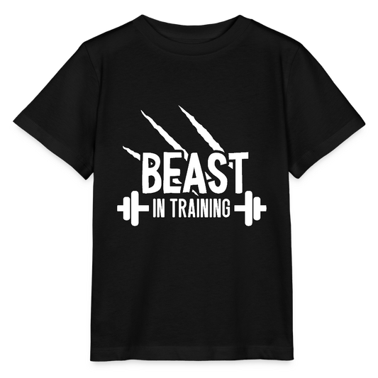 Beast in Training - Bio Kinder T-Shirt - Schwarz