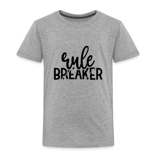 Rule Breaker - Kinder Bio T-Shirt - Grau meliert
