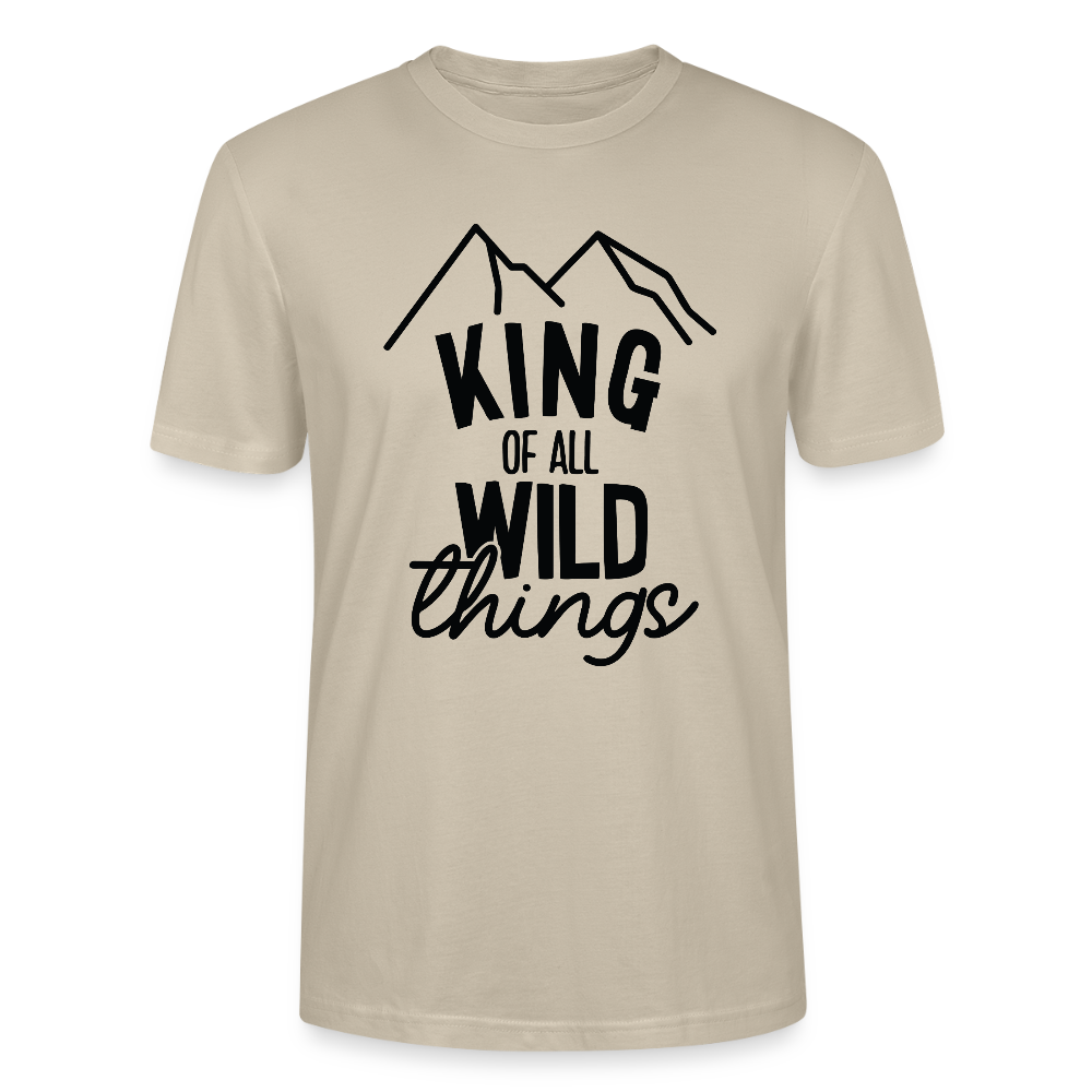 King of all wild things - Bio Unisex T-Shirt - Beige