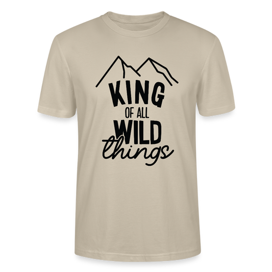 King of all wild things - Bio Unisex T-Shirt - Beige