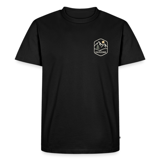 Berge - Bio Männer T-Shirt - Schwarz