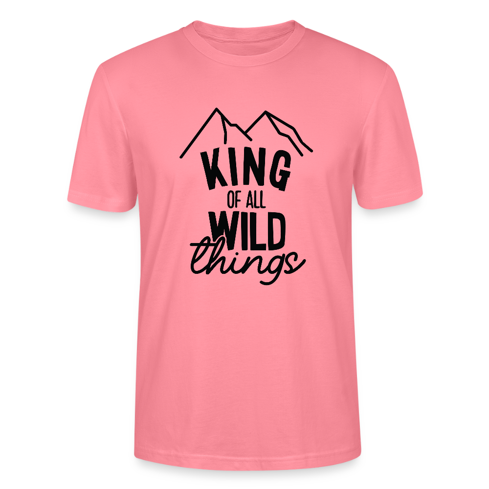 King of all wild things - Bio Unisex T-Shirt - Pink 