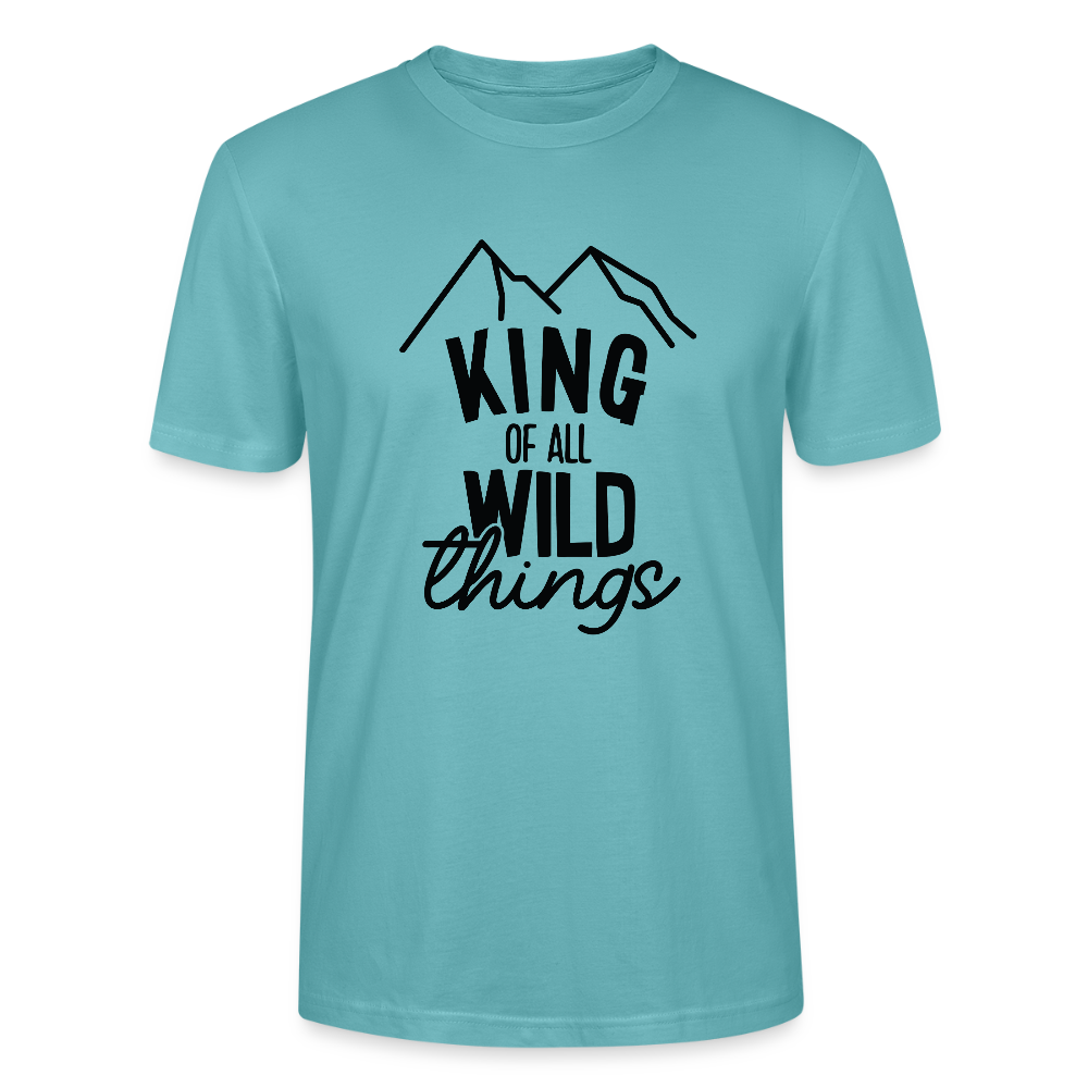 King of all wild things - Bio Unisex T-Shirt - Pastelltürkis