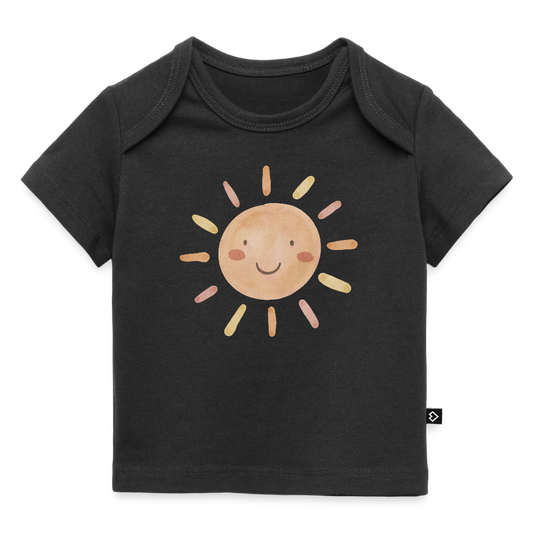 Sonne - Baby Bio-T-Shirt - Schwarz