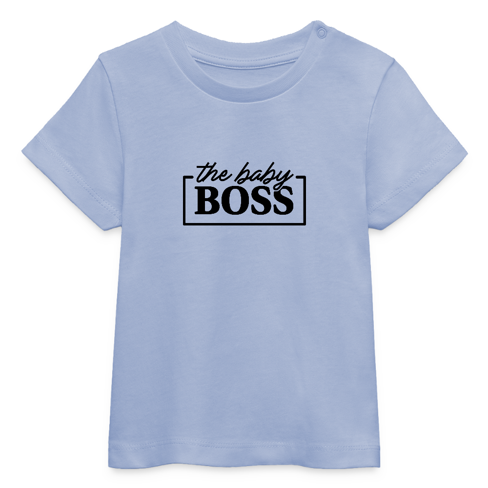 the baby Boss - Bio Baby T-Shirt - Sky