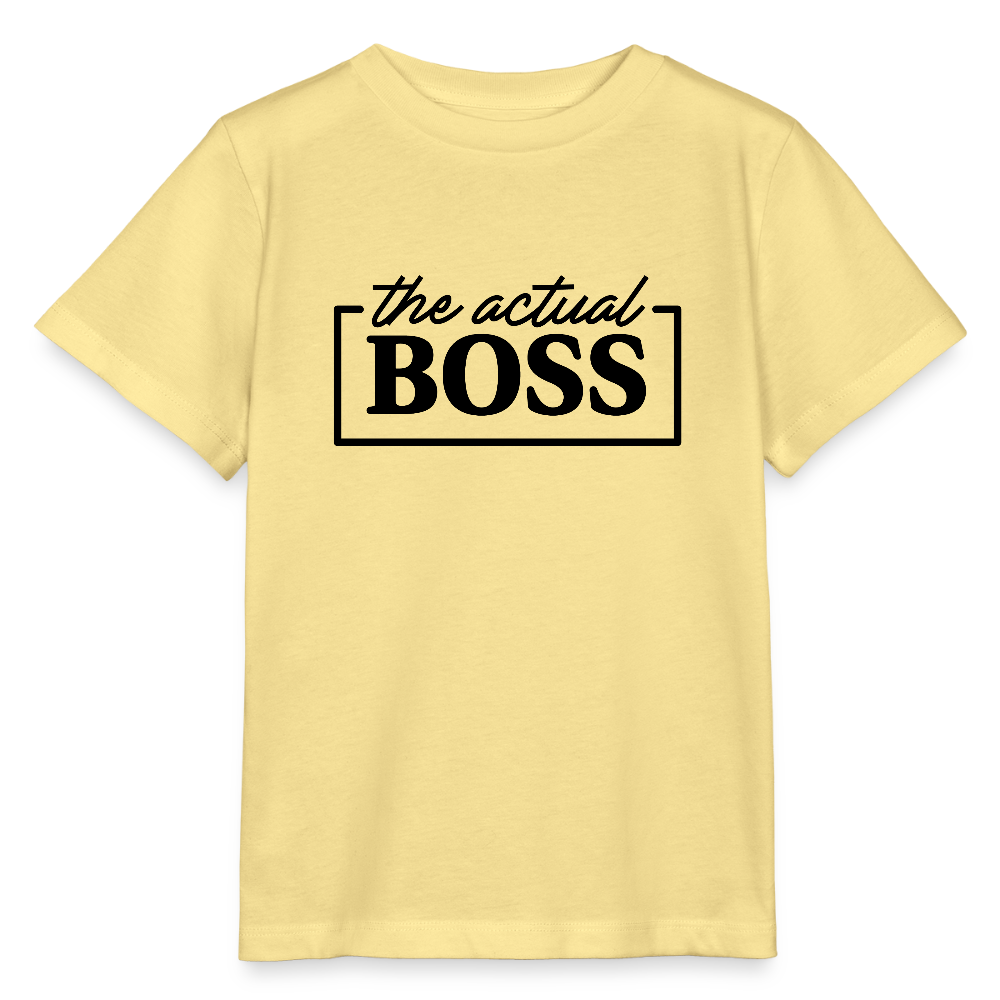 The actual Boss - Bio Kinder T-Shirt - Gelb Viva 