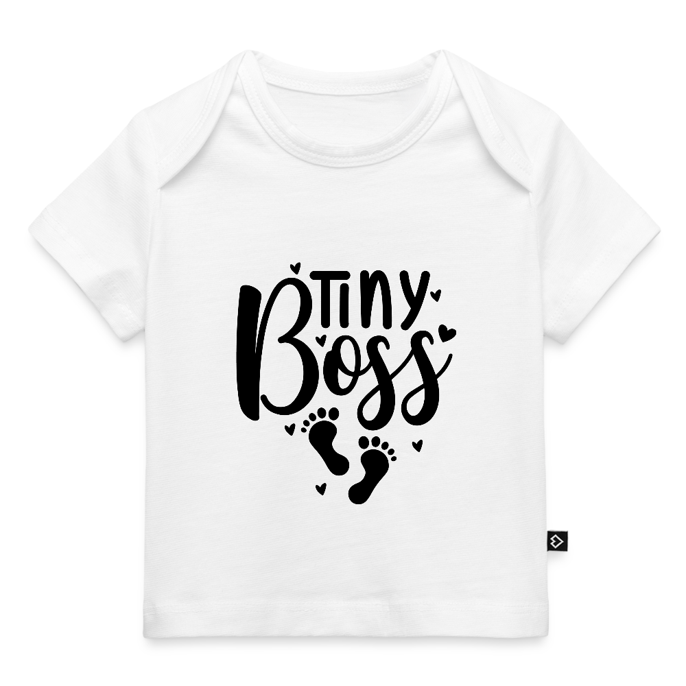 tiny Boss - Baby Bio-T-Shirt - Weiß