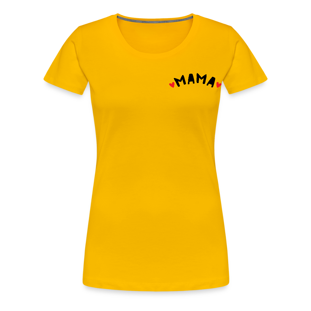 Mama - Frauen Bio T-Shirt - Sonnengelb