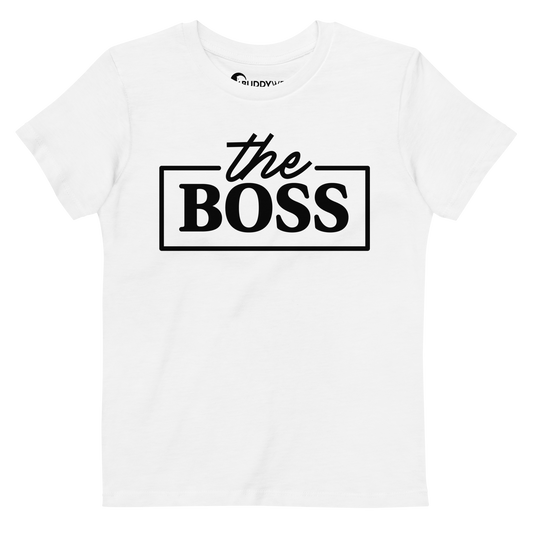 The Boss Bio-Baumwoll-T-Shirt für Kinder