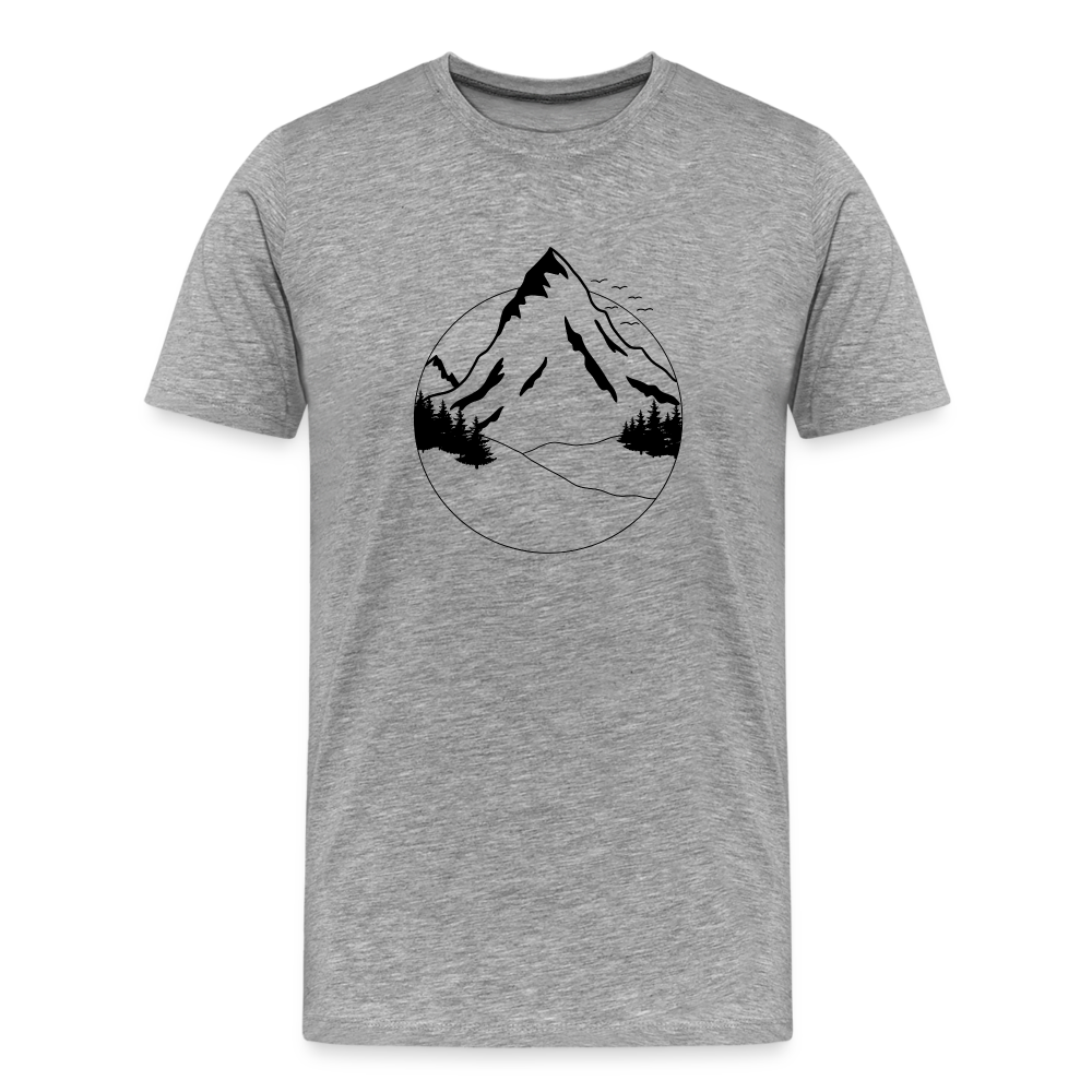 Mountain Adventure Shirt - Grau meliert