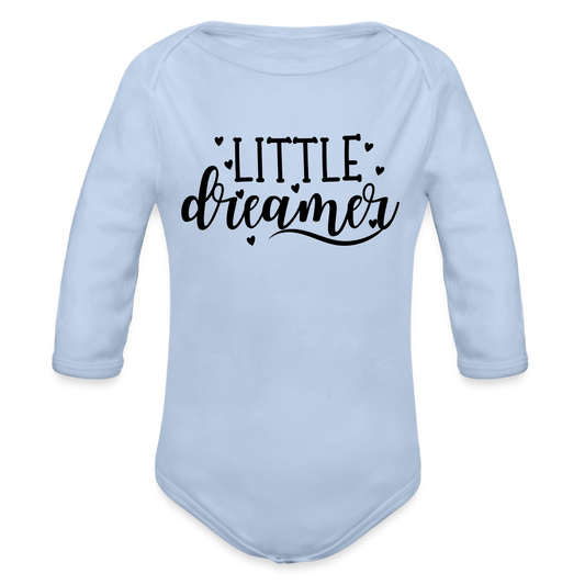 Little Dreamer Baby Bio-Langarm-Body - Sky