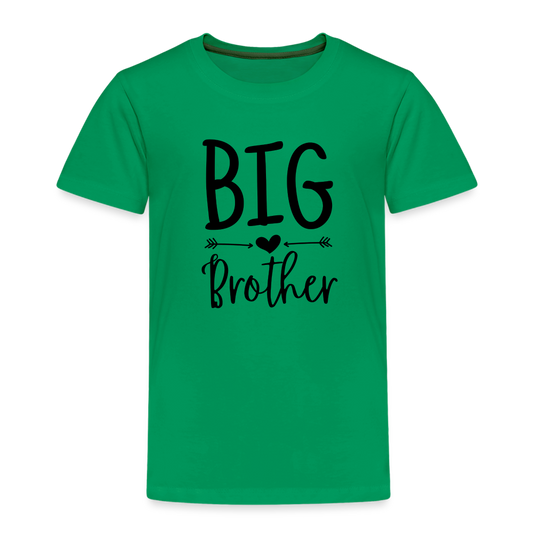 Big Brother Kinder T-Shirt - Kelly Green