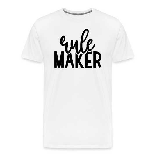 Rule Maker Männer T-Shirt - weiß