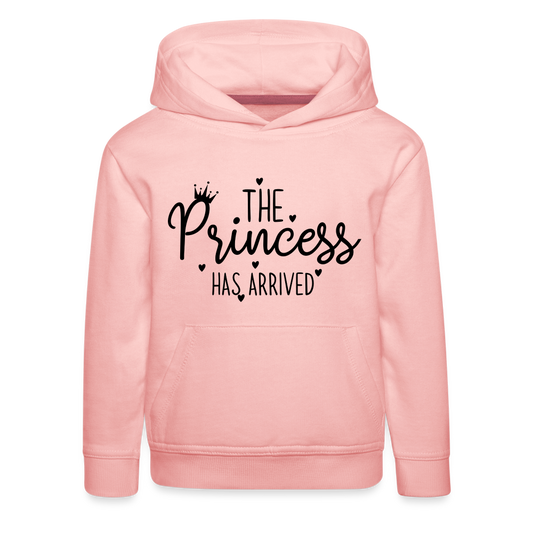 The Princess has arrived Kinder Premium Hoodie - Kristallrosa