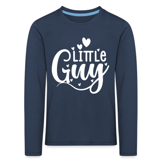 Little Guy Kinder Premium Langarmshirt - Navy