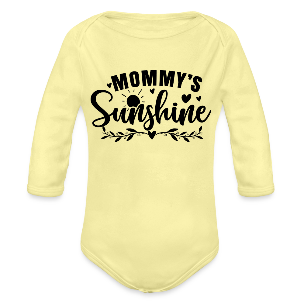 Mommy's Sunshine - Baby Bio-Langarm-Body - Hellgelb