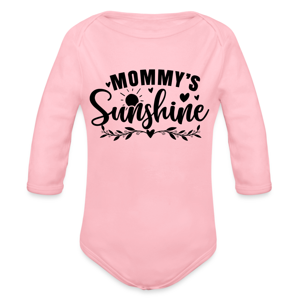 Mommy's Sunshine - Baby Bio-Langarm-Body - Hellrosa