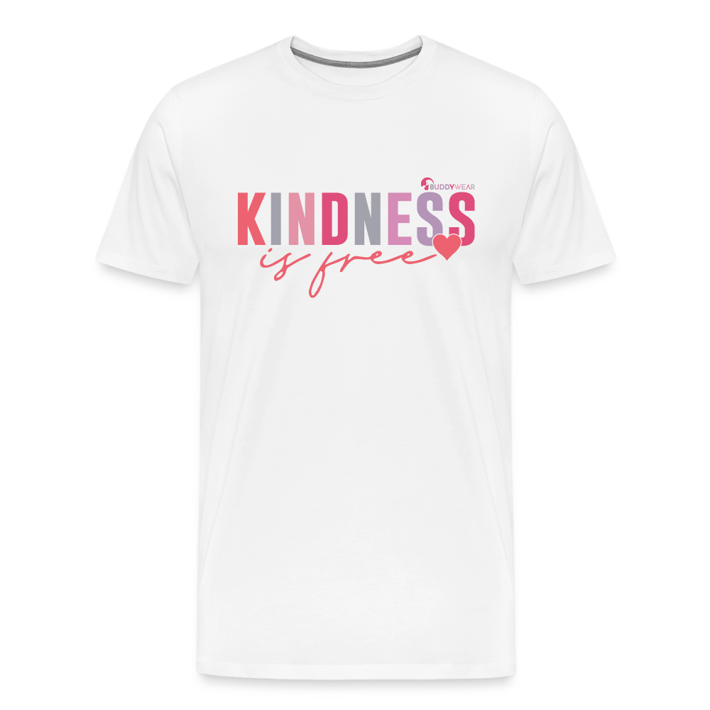 Kindness is free Unisex Premium T-Shirt - weiß