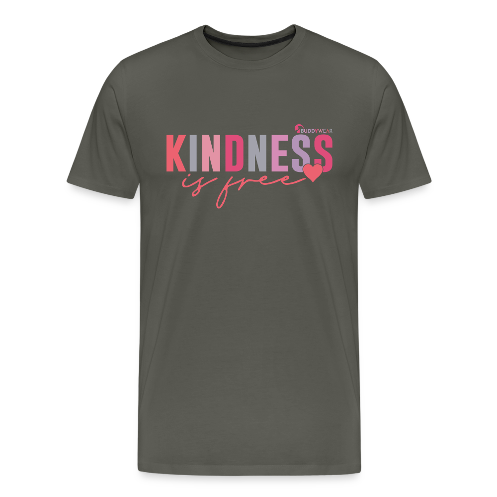 Kindness is free Unisex Premium T-Shirt - Asphalt