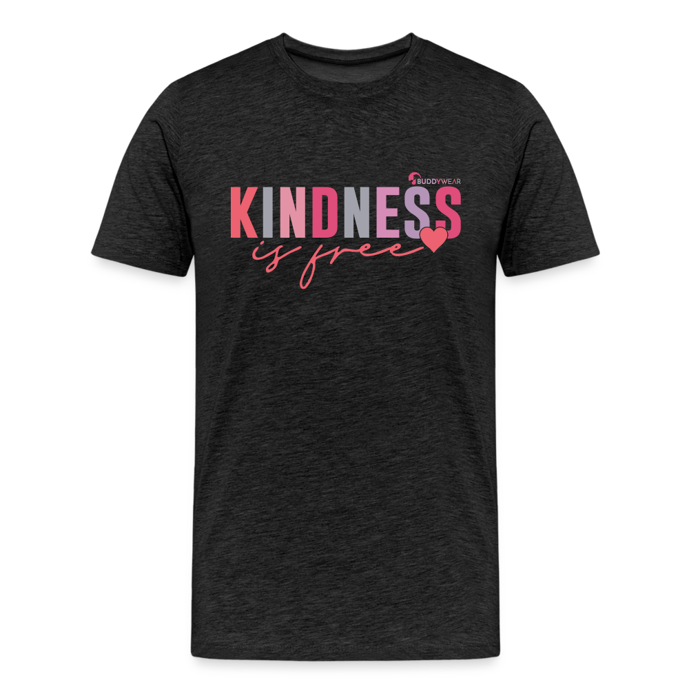 Kindness is free Unisex Premium T-Shirt - Anthrazit