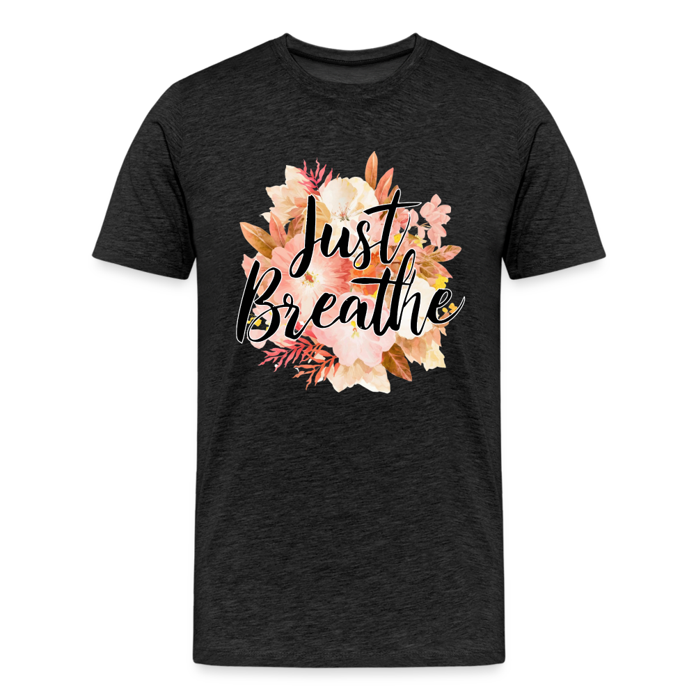 Just Breathe Unisex Premium T-Shirt - Anthrazit