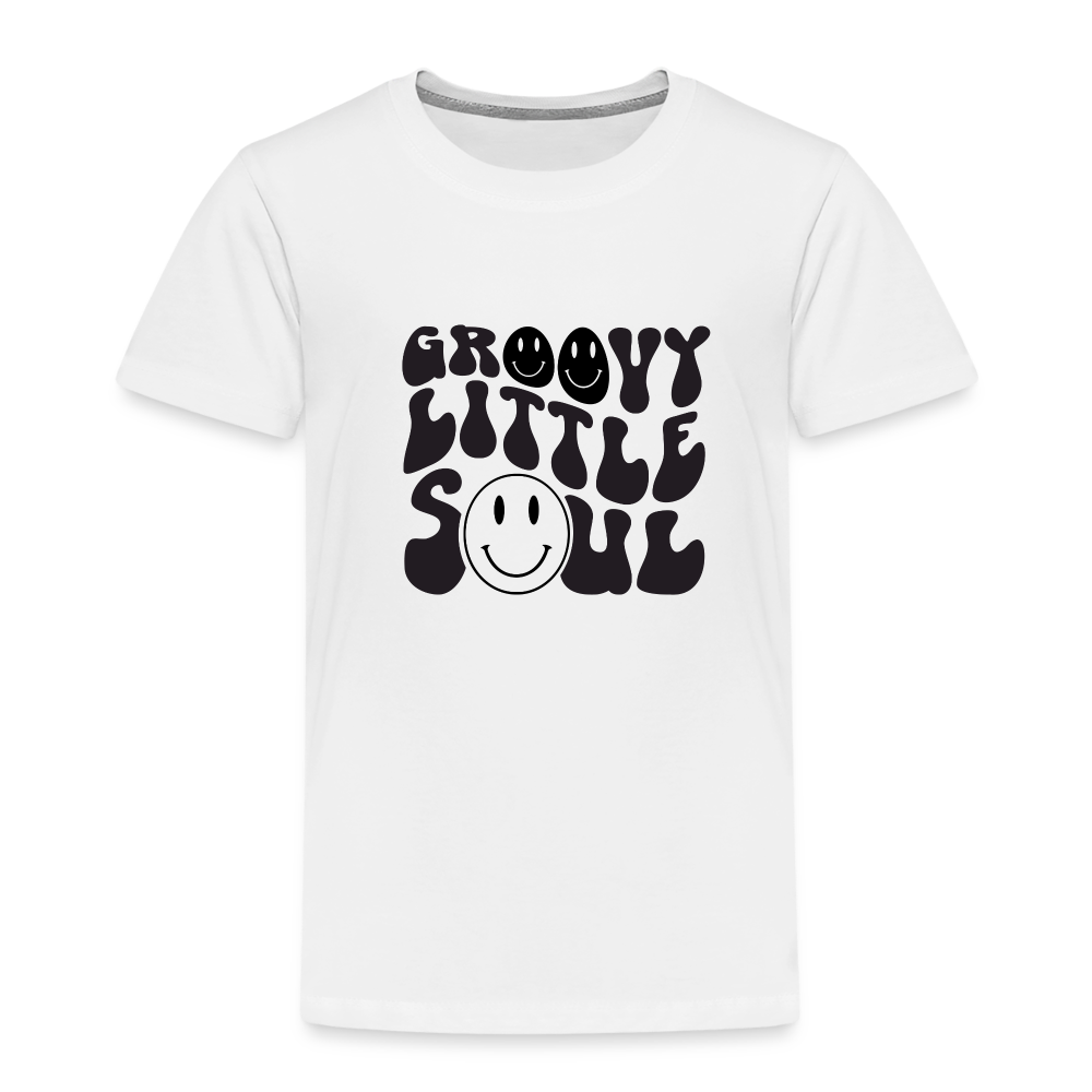 Groovy Kinder Premium T-Shirt - weiß