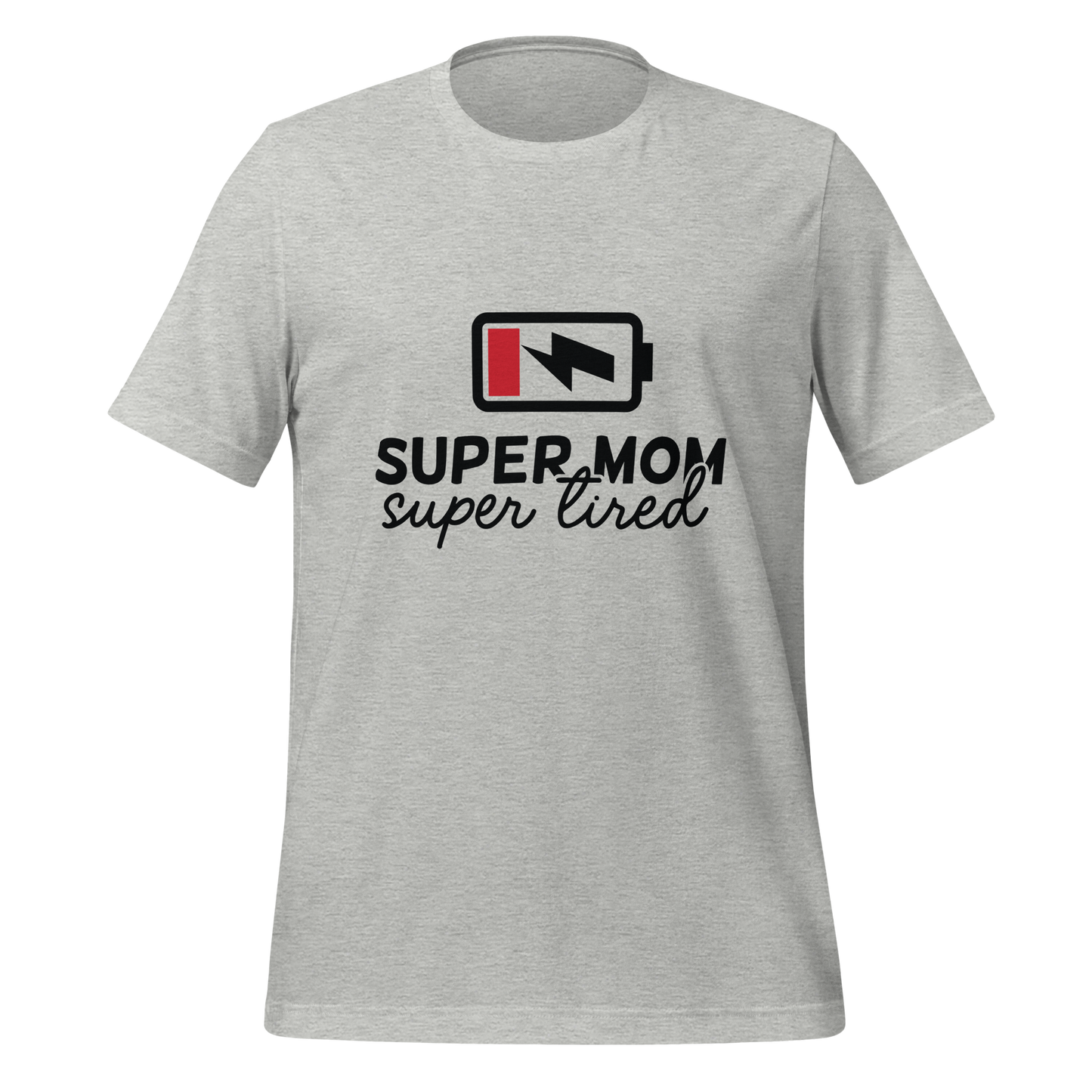 Batterie Super Mom Unisex-T-Shirt