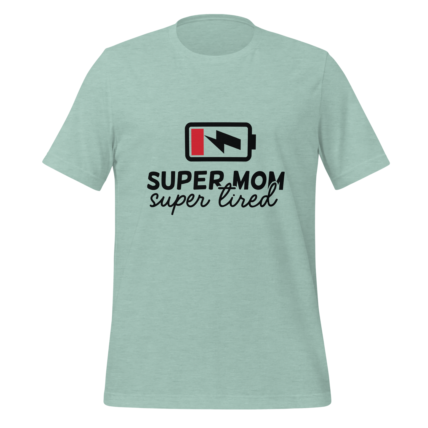 Batterie Super Mom Unisex-T-Shirt