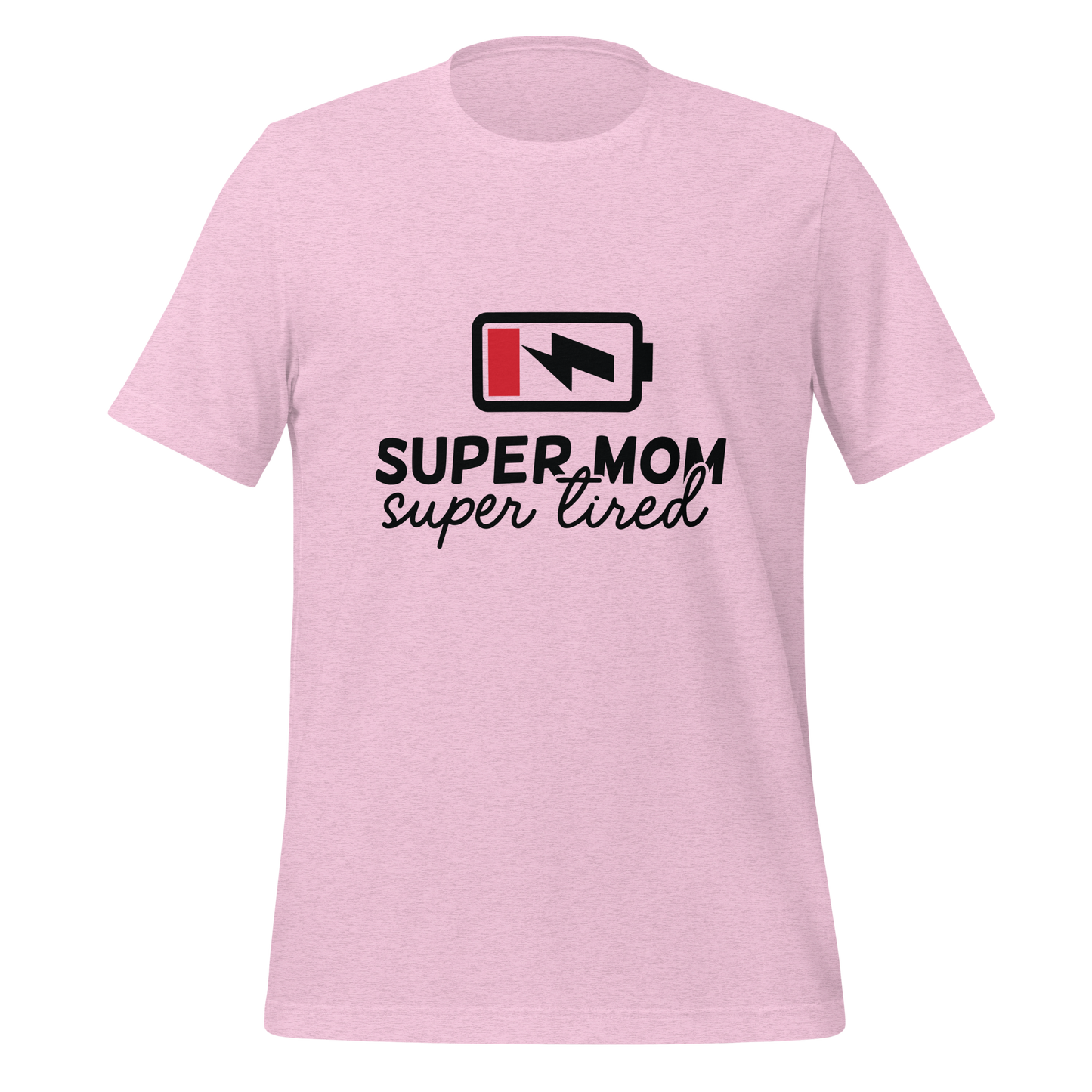 Batterie Super Mom Unisex-T-Shirt